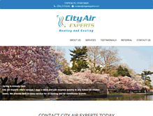 Tablet Screenshot of cityairexperts.com